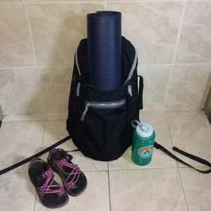 Manduka yoga mat & laptop backpack